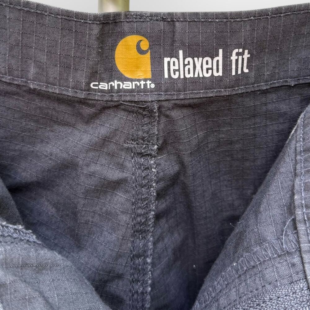 Carhartt Men's Gray Force Relaxed Fit Ripstop Canvas Work Short Size 38 BS196-M - Picture 12 of 14